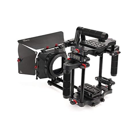 FILMCITY DSLR Camera Cage with Matte Box Cover