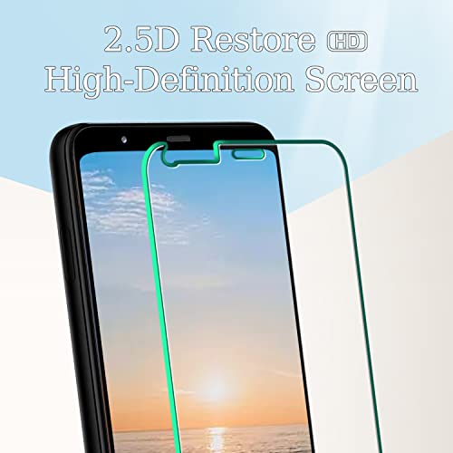 Kesuwe [3 Pack Screen Protector for Google Pixel 4 Tempered Glass, Anti Scratch, 9H Hardness, 0.33mm Ultra Transparent, HD Clear, Bubble Free, Case Friendly, Easy Installation