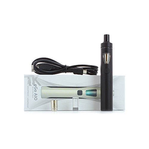 AUTHENTIQUE JOYETECH EGO AIO E-Cigarette Starter Kit 1500 mAh Batterie E-Cigarette (NOIR) par Vaporcombo - Image 9