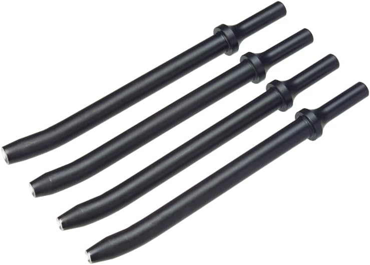 Wicks Aircraft Pneumatic Rivet Gun bit Set, 5.5" Long for use with an air Hammer with Spring or Pneumatic Rivet Gun. These Straight Rivet Sets fit Universal, Brazier, or Dome Head Solid Rivets.