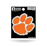 NCAA Clemson Tigers Die Cut Team Logo Short Sport Sticker ( Color may Vary )