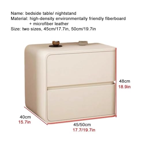 Tables de chevet modernes lot de 2 table d'appoint de salon blanche - 4