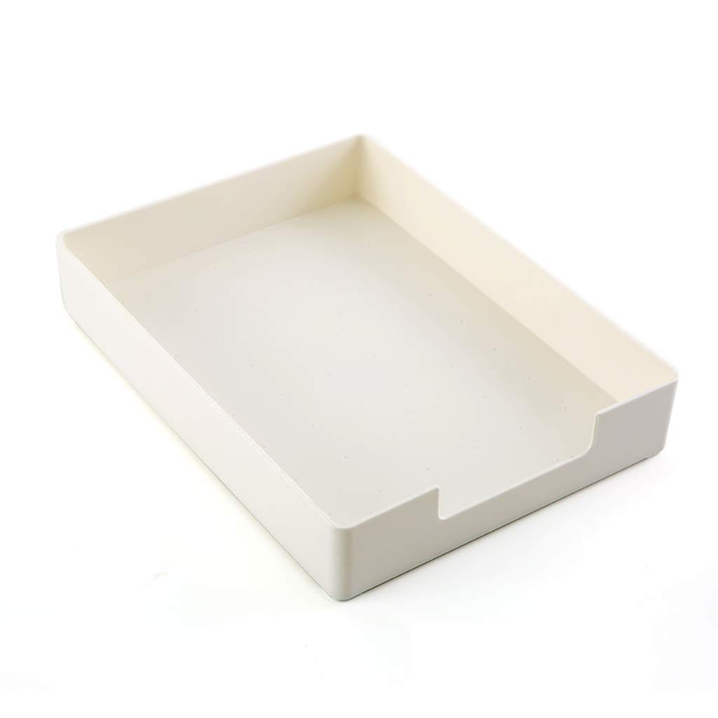 Organisateur de bureau empilable en plastique pour tri du courrier et documents - Modèle B1