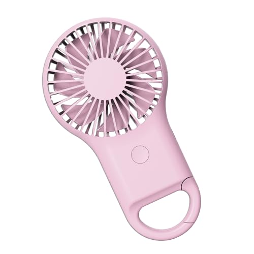 Powerful USB Desk Fan - Handheld Fan With Carabiner | 15x8x2.5cm LED Pocket Face Fans, Portable Hand...
