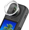 Protector Compatible con Insta360 X5 Guarda de Lente, Protector de Lente de Vidrio Templado Reemplazo Protector de Pantalla Impermeable para Accesorios de Lente Insta360 X5 (Plateado*2) 8
