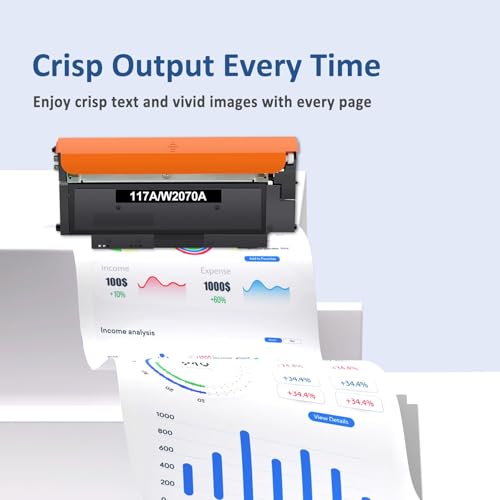 117A MFP 179FWG 178NWG Toner Kompatibel für HP 117A Toner Set für HP Color Laser MFP 178nwg 150nw 179fnw 178nw 150a 179 178 150 W2070A W2071A W2072A W2073A (4er-Pack, Schwarz Cyan Gelb Magenta)