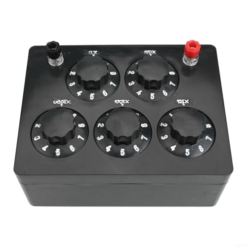 Boîte de résistance de laboratoire 9999,9 Ohm avec 5 gammes pour test électrique