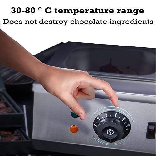 Máquina para fundir chocolate con doble olla miniatura 5