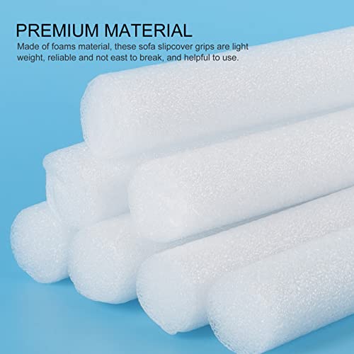 DOITOOL Sofa Gap Filler Foam Sticks 14Pcs Flexible Couch Cover Grips Non-Slip Furniture Tuck Grips for Slipcover Holders Recliner Chair Protection - Image 4
