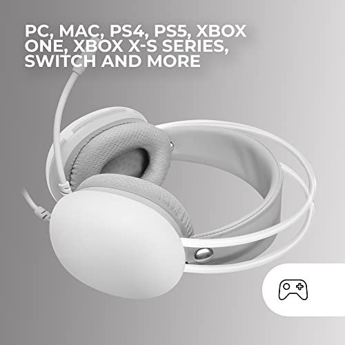 MH-GLOW, Cuffie 360° Full Chroma RGB Flow, Microfono con Cancellazione del Rumore, Ultralight, Memory Foam, Windows/PS4/PS5/XBOX SERIES X|S/ONE/Mac/Switch/Switch 2/Smartphone/Tablet, Nero - Cuffia gaming - Immagine 5