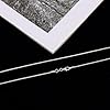 925 Sterling Silver Chain Necklace for Women 16-24 Inch Silver Jewelry Gift (Round Snake Chain 2mm, 22 Inch) #3