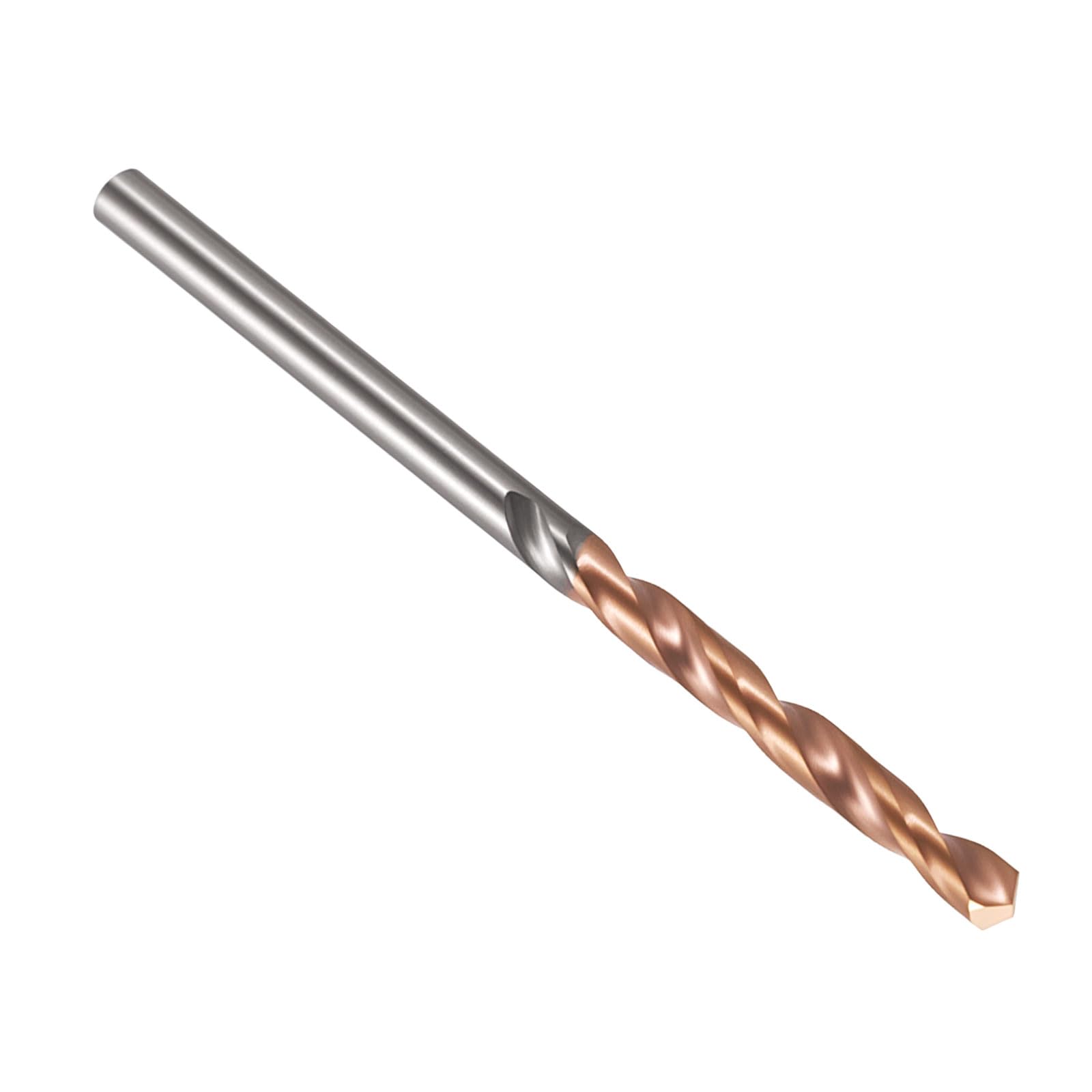 PATIKIL 2.2mm Drill Bit, Carbide Twist Jobber Bits Straight Shank 130° for Drilling Hard Metal Alloy Steel Stainless Steel Titanium Alloys - 1 Pack