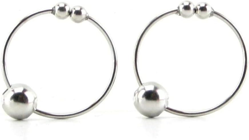 Generic Non-Piercing Nipple Bull Rings Silver Erotic Breast Body Jewelry IU78452, Like on Photo