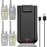 BAOFENG UV-5R MINI Radio Battery for baofeng UV 5R MINI Walkie Talkies with USB-C Charger for Two Way Radio