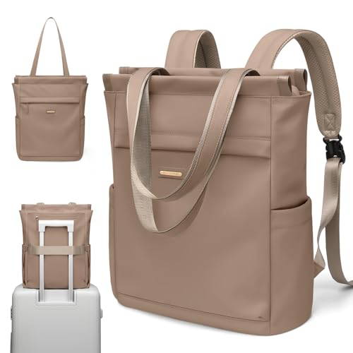 GOLF SUPAGS Przekształcalny plecak na laptopa dla kobiet, codzienny plecak/torba na notebook do pracy, na uczelnię, w podróży i na wypoczynek, 15.6 Inch, Plecaki typu tote