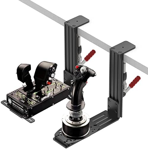 Uniwersalny uchwyt biurkowy Hotas do joysticka Thrustmaster HOTAS Warthog i przepustnicy/WinWing Orion 2/T.16000M FCS/TCA Officer Pack Airbus/VKB Gunfighter MK.lll/Logitech X52/X56 i tak dalej