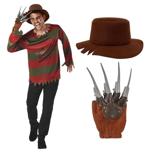 Morph Nightmare Killer Costume Men M-3XL Halloween