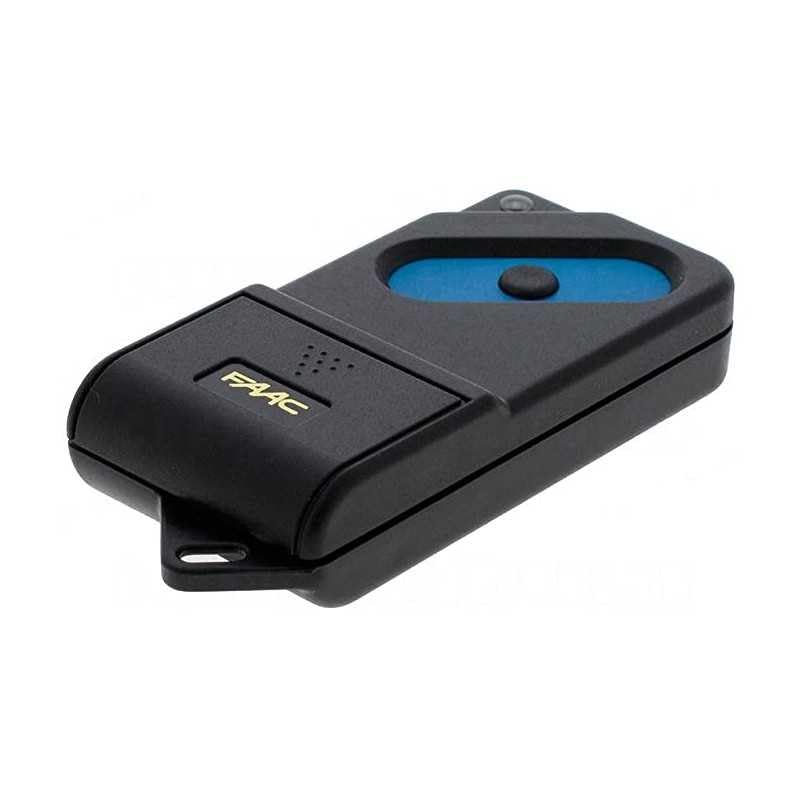 FAAC TM1 433DPH – Telecomando 1 Canale A 433 MHz Per Cancelli E Tapparelle, Originale FAAC