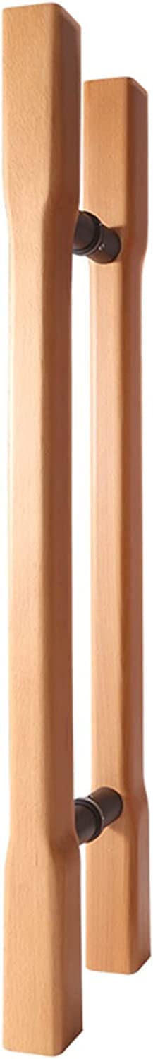 Poignée en H pour porte de grange coulissante double face 40 cm pour ouverture facile