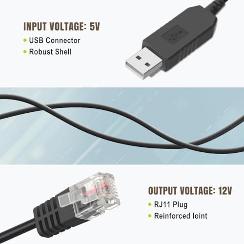 Lenink AW9553 Usb To Rj11 Radar Detector Cable Compatible With Uniden R1 R3 R7 Dfr7 Dfr8 thumb #2