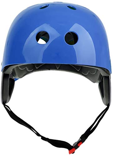 SGERSTE - Casco di sicurezza per sport acquatici per kayak, kitesurf, windsurf, pattinaggio a vela (57-62 cm), Blu
