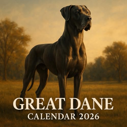 Great Dane: Dogs Calendar 2026