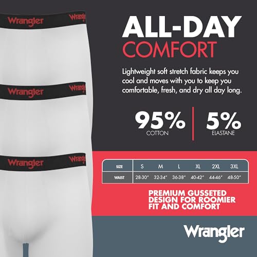 Wrangler 6 Pack Cotton Mens Boxer Briefs Moisture Wicking Dry Fit Mens Underwear3