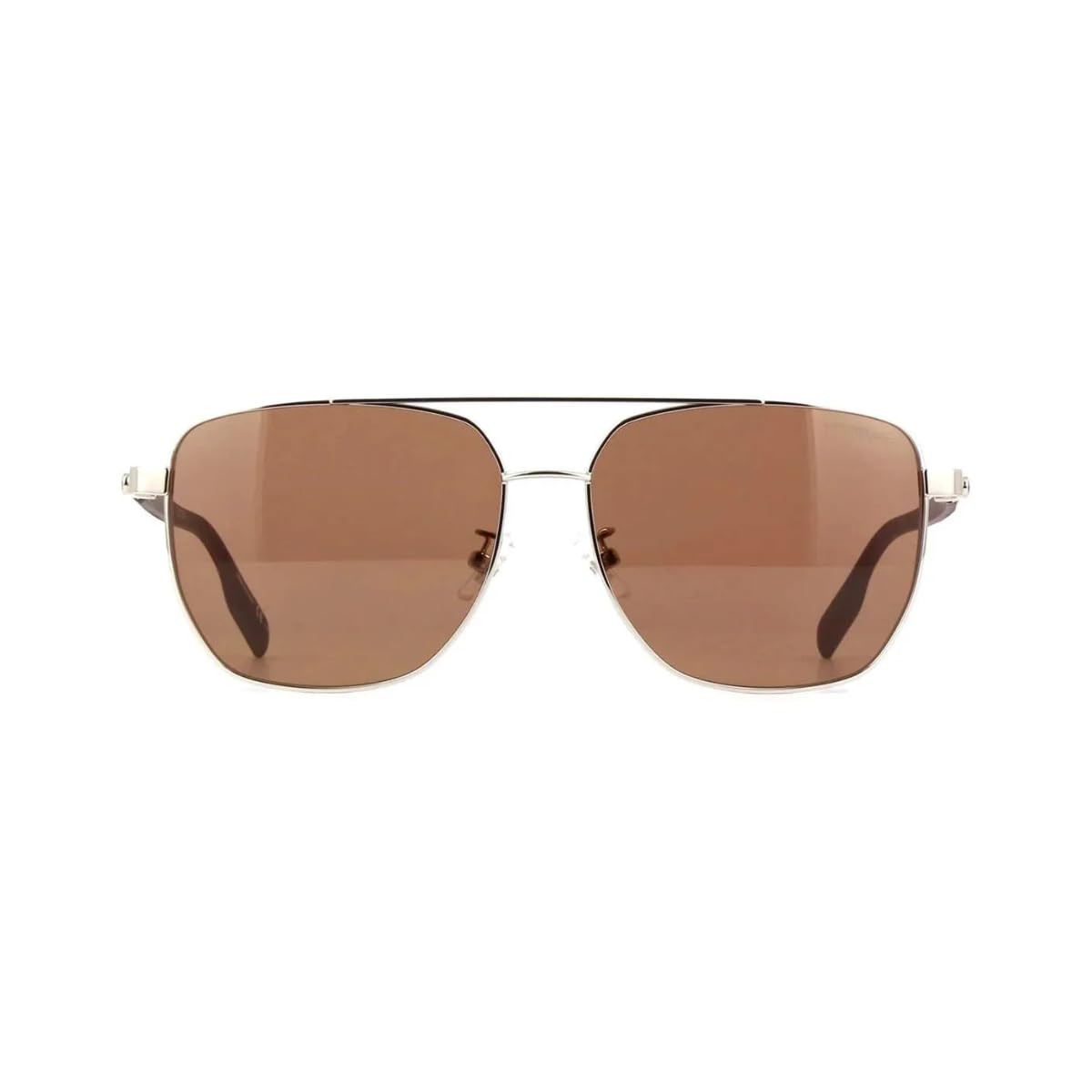 Montblanc MB0184SK Sunglass Man Metal Okulary, Męskie, Wielobarwny, Jeden Rozmiar
