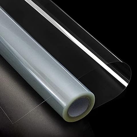 Clear Sticky-Back-Plastic Self-Adhesive Transparent Vinyl - Sticky Film 30 X 400cm Waterproof Anti-Scratch Contact Paper for Wall Furniture Kitchen Backsplash Covering Countertop Protective Film Cover