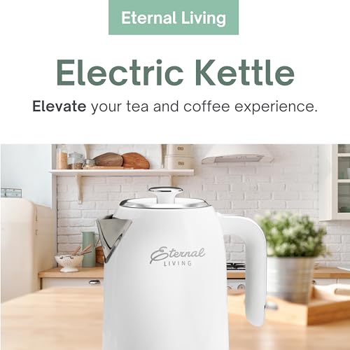 Hervidor eléctrico de 1.7 litros con interior de acero inoxidable miniatura 5