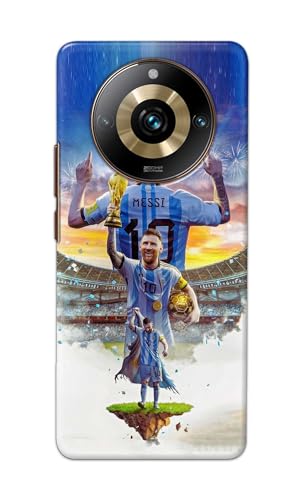 Image of Printed Hard Back Cover for Realme Narzo 60 Pro 5G Back Cover (Famous Football Player -J2) -190724(EA)
