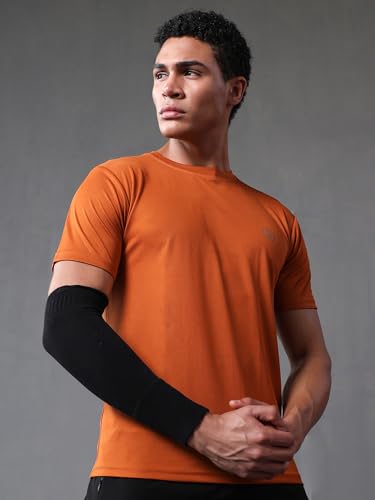 Image of CHKOKKO Gym T Shirts for Men Workout Activewear Solid Quick Dry Sports Tshirt for man Breathable Lightweight Half Sleeve Regular Fit Round Neck Running Boys T Shirt