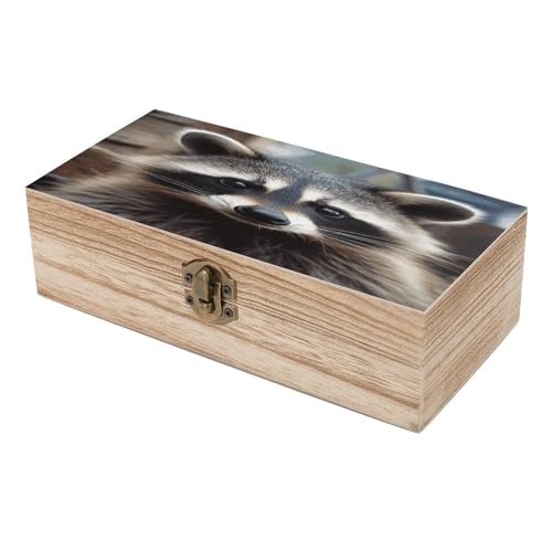 Boîte de rangement en bois sculpté avec couvercle et fermoir élégant pour secrets - 7