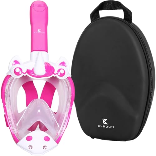 Khroom Máscara de Snorkel Infantil Unicornio Rosa