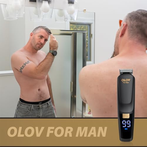 Image of Beard Trimmer, 20 Piece Mens Grooming Kit and Hair Clipper, Electric Razor for Man Suitable for Beard, Face, Nose, Hair Trimmer, Black