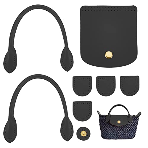 WADORN 8pcs PU Leather Handbag Knitting Kits