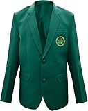 ADS Fashion Jackets Green Golf Coat for Men | Classic Lightweight Golf Blazer with Breathable Lining |Green Jacket Men Refined for Tournament