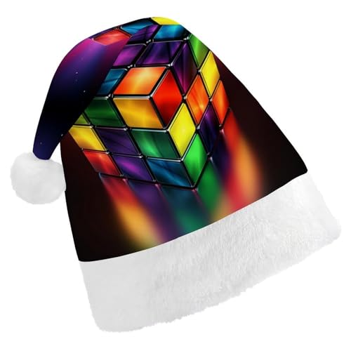 FZMVSQH Nikolausmütze für Erwachsene, Zauberwürfel, Puzzle,...