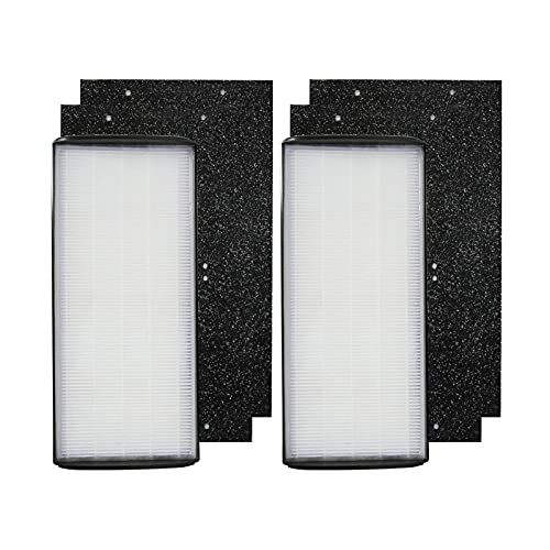 Lot filtre HEPA Whirlpool WPT60 préfiltre charbon actif 1183600
