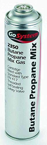 2 X Butane/Propane (70:30) Mix Gas Cartridge Silver 350 g