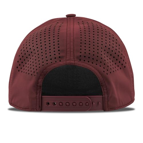 Image of Branded Bills Bare Curved 5 Panel Rope Hat for Men, Adjustable Snapback Golf Baseball Cap No Patch