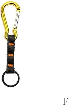 Amazon Yg Ct アウトドアツールアルミカラビナストラップキーホルダーキーリングユニセックスのために登山ファッションリュックペンダントアクセサリー 色 F Nologo スポーツ アウトドア