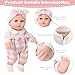 BDDOLL 12'' Baby Doll and Clothes Accessories Playset with Feeding Bottle Pacifier First Baby Dolls for Toddlers 36 Months and Up