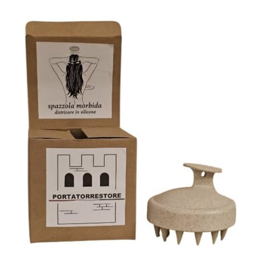 Spazzola per Capelli in Silicone, Massaggio Cuoio Capelluto bagnato asciutto Shampoo Pulizia Profonda Esfoliazione Delicata Stimolante Adatto A Donne Uomo Bambino Animali domestici