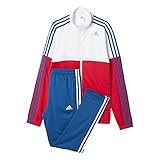 Schmal geschnittenes Bein adidas Herren Trainingsanzug TS Train KN, Rot/Weiß/Blau, 8