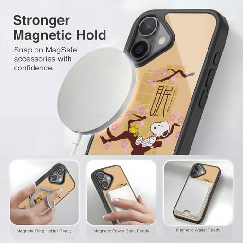 Coque iPhone 17 antichoc renforcée Peanuts Snoopy protection silicone Head Case Designs