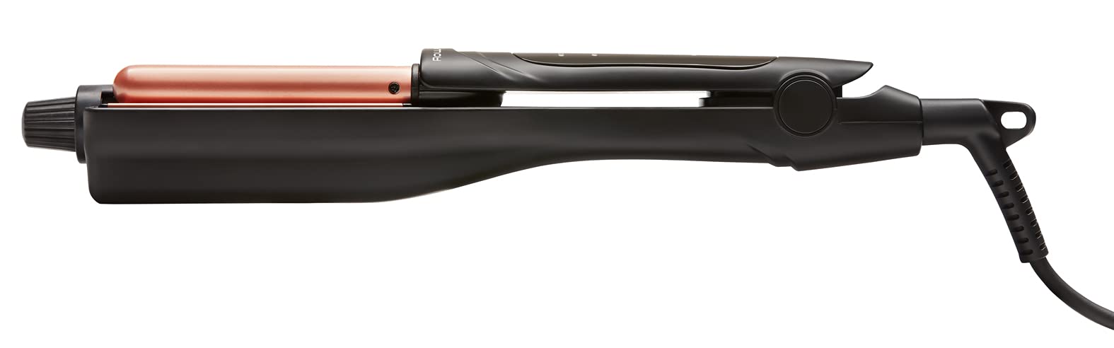 Rowenta CF4710 Waves Addict Welleneisen | Haarstyler | 6 Temperaturstufen| Wärmeschutzgehäuse | Automatische Abschaltung | Schwarz/Rosé, 36 x 13 x 6 cm