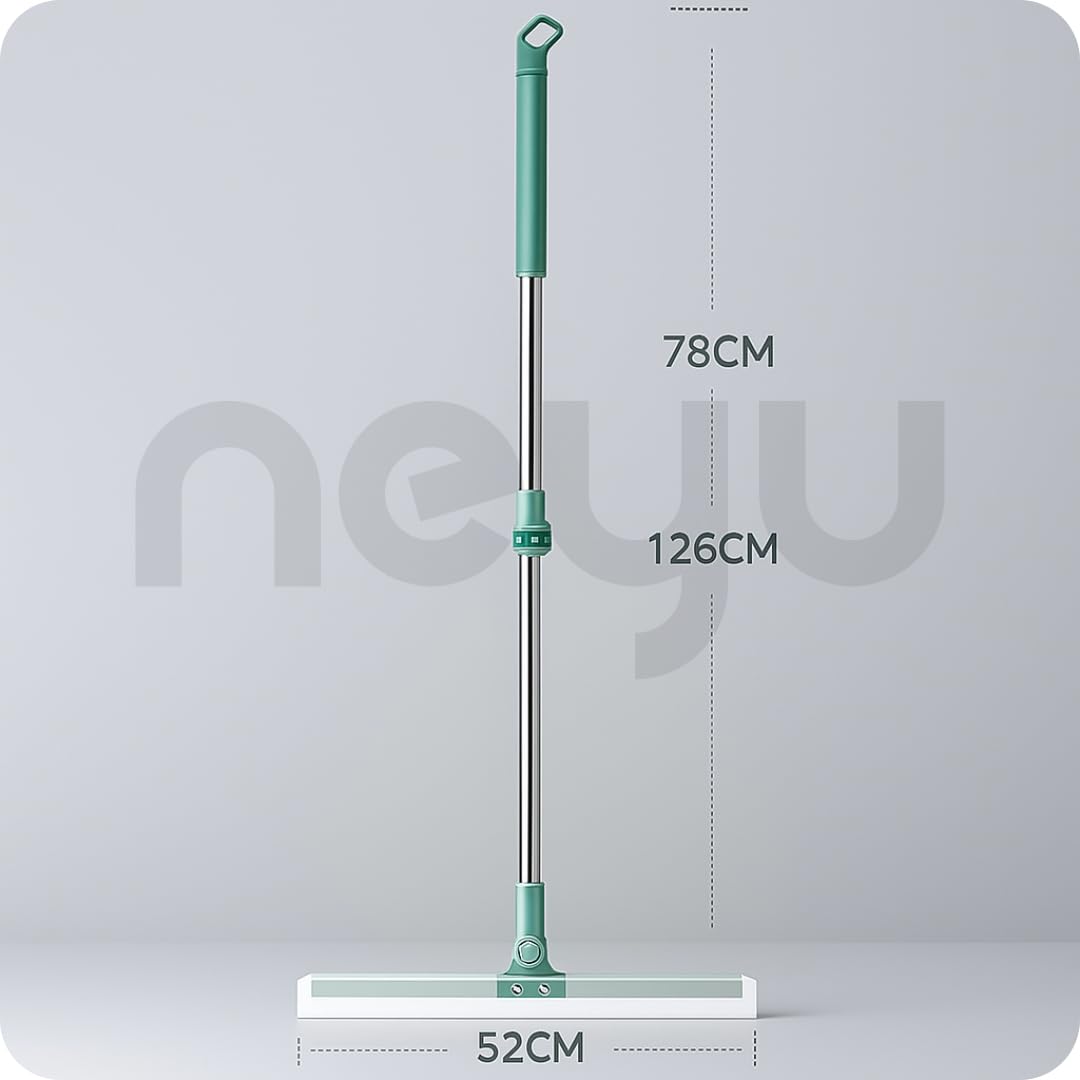 NEYU Magic Broom Sweeper with Extendable Handle | Multi-Functional Silicone Floor Sweeper for Wet & Dry Cleaning | Wipers for Bathroom Floor - Image 7 thumbnail