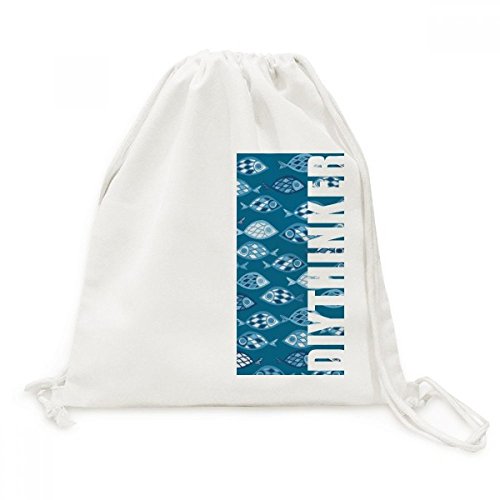 Sac de sport bleu avec cordons pour ranger facilement vos affaires sans vous encombrer