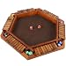 Juegoal Wooden Shut The Box Dice Game for 1-6 Players, Upgrade Tabletop Board Game with 12 Dice for Kids Adults Families, Classics Travel Portable Classroom Home Party Pub Board Game Sets